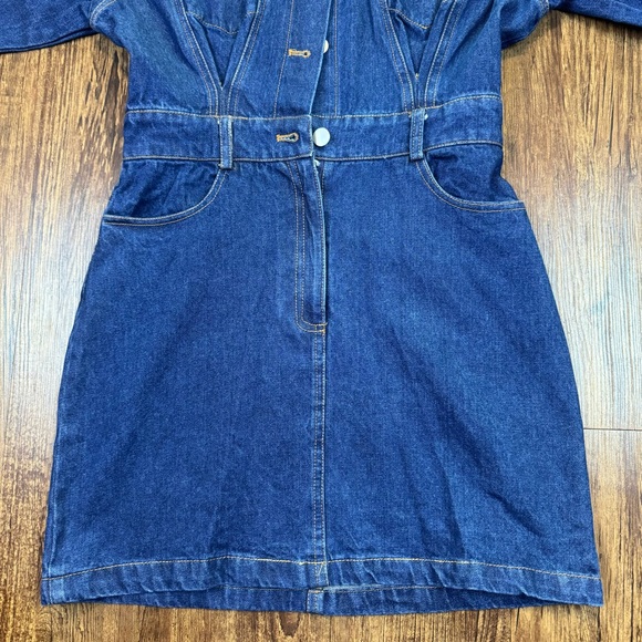 LELIS POWER SHOULDER UTILITY DEMIN DREES SIZE S - Picture 4 of 16